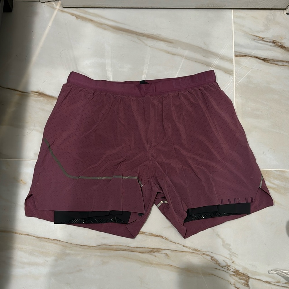 RARE COLLAB Lululemon Lab Tech Series LINERLESS Short Men’s Size XXL